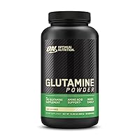Optimum Nutrition L-Glutamine Muscle Recovery Powder, 300g, Unflavored, 58 Servings