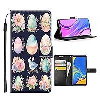 Wallet Case for Google Pixel 8 8 Pro 7 7 Pro 6 6a 6 Pro 5 5a 4 4a 4 XL 3 3 XL 2 2 XL 4G/5G with Easter Egg-AB120 TPU Leather Card Holder Case