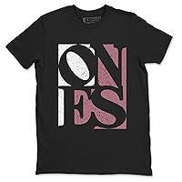 Graphic Tees Ones Design Printed 1 Mauve Sneaker Matching T-Shirt