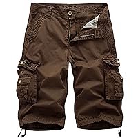 Cargo Shorts for Men Multi Pocket Outdoor Hiking Shorts Classic Fit Workwear Short Pants Casual Fit Bermuda Short