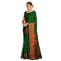 Festival Party wear Woman wear Soft Weaving Silk Designer Saree Blouse Indian Trendy Ethnic Sari 2156