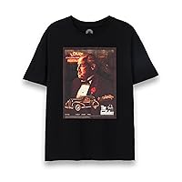 The Godfather T-Shirt Mens Louis Italian Restaurant Movie Logo Black Top