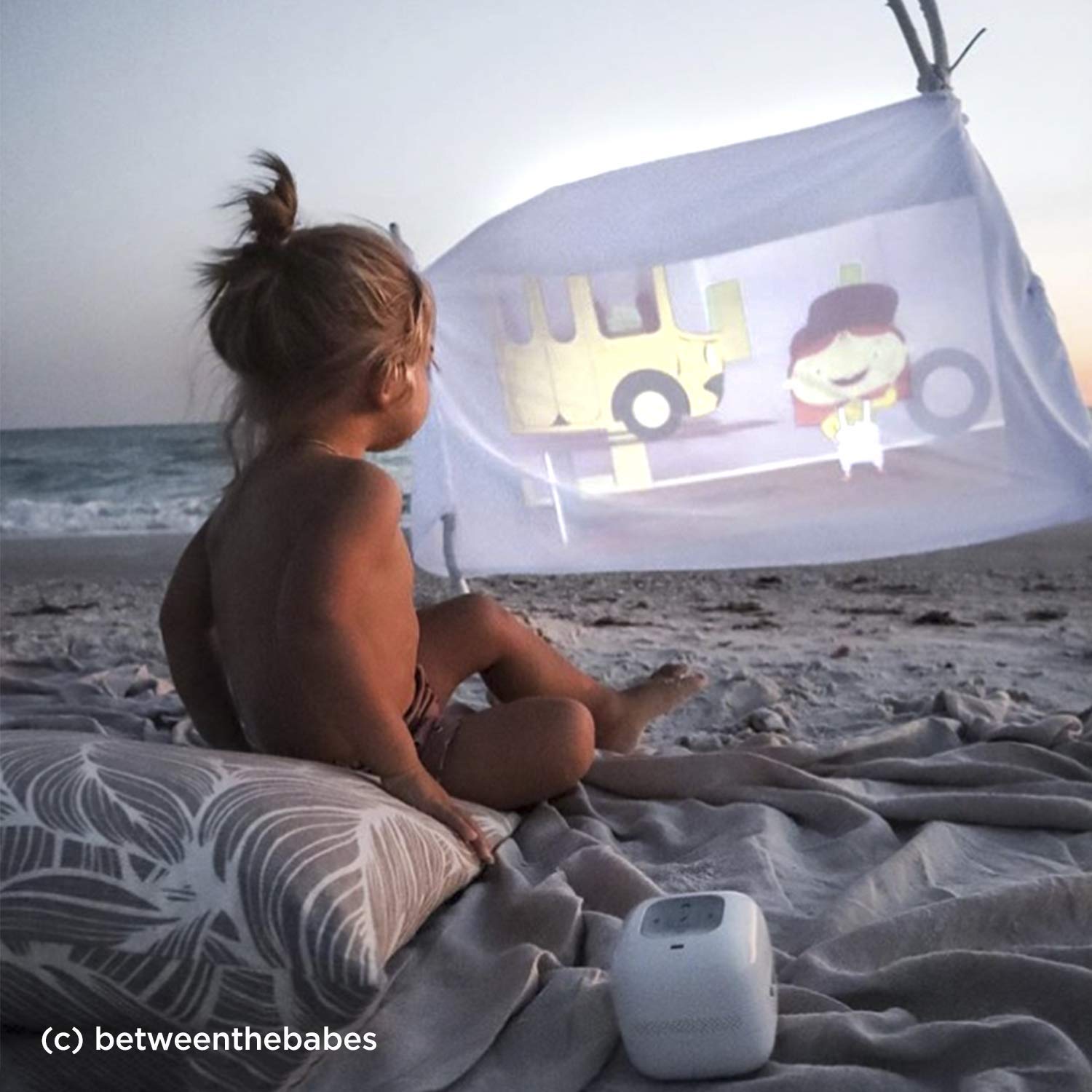 CINEMOOD Portable Movie Theater - Includes Educational Disney Content, Streams Netflix and Youtube - Anytime, Anyplace