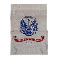 12x18 Embroidered U.S. Army White 1775 Garden Flag 12