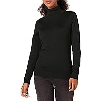 Amazon Essentials Women's Classic-Fit Lightweight Long-Sleeve Turtleneck Sweater (Available in Plus Size)