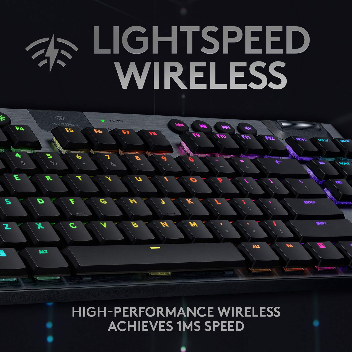 Logitech G915 TKL Tenkeyless Lightspeed Wireless RGB Mechanical Gaming Keyboard, Black & PRO X Superlight Wireless Gaming Mouse, Ultra-Lightweight, Hero 25K Sensor, Black