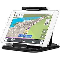3 in 1 GPS Mount & Tablet Mount& Phone Holder LUXMO Car Sticky Non-Slip Dashboard Holder for 5-7 inch IPad Mini, Garmin, Tomtom GPS, Tablet PC