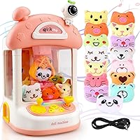 Mini Claw Machine Toys for Kids Age 3 4 5 6 7 8 Years Old, Kids Claw Machine, Toy Claw Machine for Kids, Girls Toys Age 6-8, Toys for Girls, Gifts for 5 6 7 8 Year Old Girl