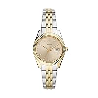Fossil Scarlette Women's Sports Watch with Stainless Steel Bracelet or Genuine Leather Band