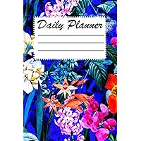 Daily Planner: Beautiful, Productive 101 Pages 6x9 Daily Planner for Your Schedule, Intentions, Gratefulness, Priorities, Connection with People, Nourishment and Notes