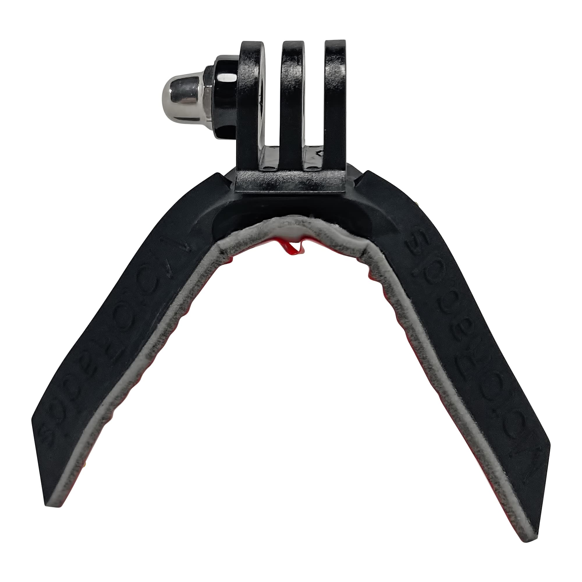 MotoRadds Flex Slim Flexible Universal Motorcycle Helmet Chin Mount Kit Bendable Silicone Compatible with GoPro Hero 12, 11, 10, DJI Osmo Action, Insta360, SJCAM, Xiaomi Yi Action Cameras (White)