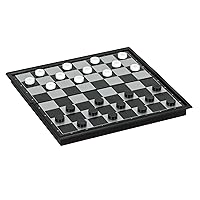 Foldable Travel Magnetic Checkers Set - 10 in.