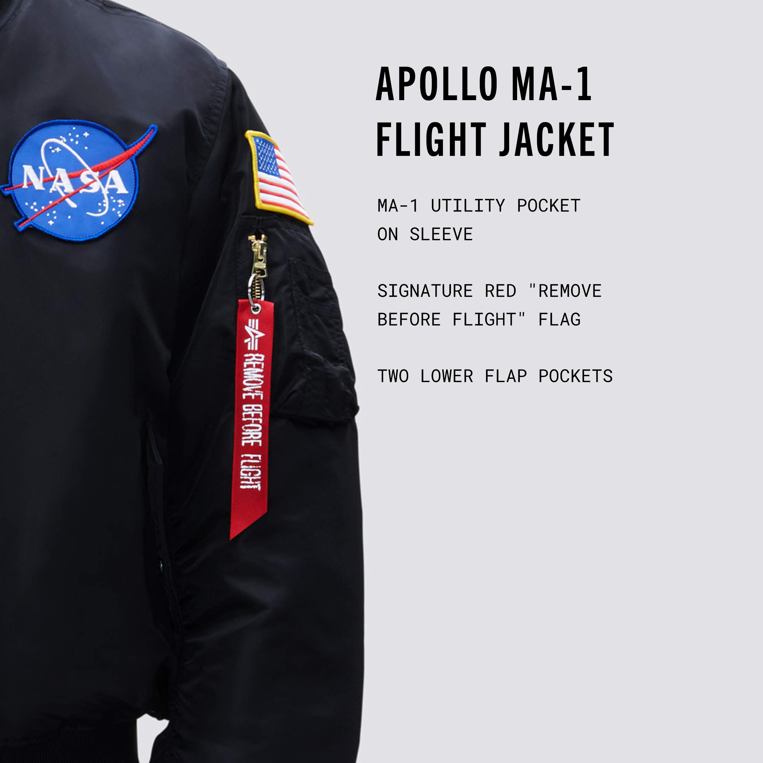 Mua Alpha Industries Men's Apollo MA-1 Flight Jacket trên Amazon 