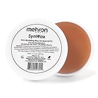 Makeup SynWax | Firm Modeling Wax for Special FX | Scar Wax SFX Makeup For Fake Scars, Fake Wounds, & Halloween Effects 1.5 oz (42 g)