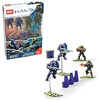 Mega Construx Halo Spartan-IV Team Battle Micro Action Figure Building Set