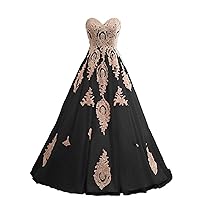 AD Elegant Lace Quinceanera Dresses Sweetheart Long Prom Ball Gowns AD004