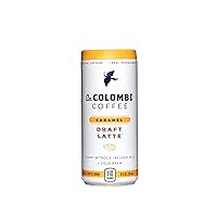 La Colombe Draft Latte Cold-Pressed Espresso and Frothed Milk + Real Caramel, Made With Real Ingredients, Grab And Go Coffee, 9 Fl Oz, Pack of 12