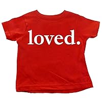 Kids Valentines Day Loved. Shirt Boys and Girls T-Shirt