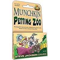 Steve Jackson Games Munchkin Petting Zoo Card Game (Mini-Expansion) | 30 Cards | Adults, Kids, & Family Game | Fantasy Adventure Roleplaying Game | Ages 10+ | 3-6 Players | Avg Play Time 120 Min