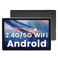 Azeyou Tablet 10.1 inch Android Tablet with 2GB RAM & 32GB Storage, Quad-core 2.0GHz Processor, 2MP & 5MP Dual Cameras, 6000mAh Battery, IPS HD Display, 2.4G/5G WiFi, Bluetooth 5.0, T30 WiFi Tablet