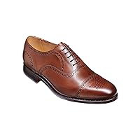 BARKER Men's Mirfield Leather Oxford Shoe - Dark Walnut