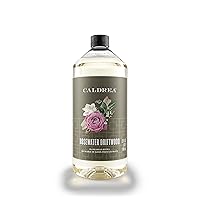 Caldrea Hand Soap Refill, Aloe Vera Gel, Olive Oil And Essential Oils To Cleanse And Condition, Rosewater Driftwood Scent, 32 Oz
