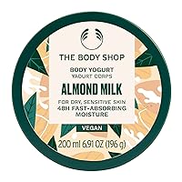The Body Shop Almond Milk Body Yogurt – Instantly Absorbing Hydration from Head to Toe – For Sensitive Skin – Vegan – 6.91 oz