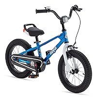Royalbaby EZ Toddlers Kids Bike, 14 Inch Wheel Balance & Pedal Bicycle for Beginners Boys Girls Ages 3-5 Years, Easy Learn Balancing to Biking, 14