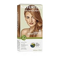 Permanent Hair Color 8C Copper Blonde (Pack of 1), Ammonia Free, Vegan, Cruelty Free, up to 100% Gray Coverage, Long Lasting Results