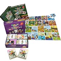 I Can Be ABC Memory Game + Pretend to Be ABC Puzzle Bundle - Lowercase Uppercase Boys Girls Ages 3+ Kindergarten Preschool Gift