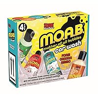 Stoner Car Care 99046 Mother of All Bubbles M.O.A.B. High Foaming Car Wash 4-Pack Kit for Foam Cannons, Foam Guns, or Bucket Washes, Safe on Car Wax and Coatings Includes 4 Scents