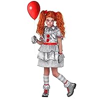 Morph Movie Clown Costume For Girls - Scary Clown Costume Kids Girls - Scary Clown Halloween Costumes For Girls Clown Costume