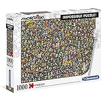 Clementoni Mordillo Impossible Jigsaw Puzzle, 1000 Pieces, Made in Italy, Adults’ Puzzles, 39550