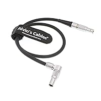 Alvin’s Cables Power Cable for Nucleus M from Z CAM E2 Flagship S6 F6 F8 Camera Rotatable 2 Pin Male Right Angle to Nucleus M 7 Pin Power Cord