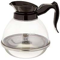 Winco Plastic Coffee Decanter, Stainless Steel, 64-Ounce, Medium