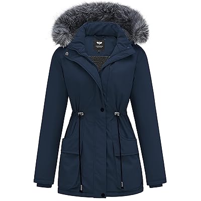 Mua GGleaf Women's Winter Jacket Hooded Coat Warm Fleece Lined