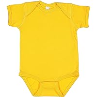 RABBIT SKINS, Baby Soft Fine Jersey Short Sleeve Bodysuit