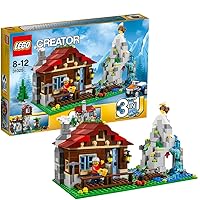 LEGO CREATOR 3-in-1 Mountain Hut 550 Piece Kids Building Playset | 31025