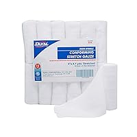 Dukal 604 Conforming Stretch Gauze, Non-Sterile, 4