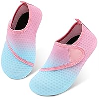 L-RUN Toddler Water Shoes Barefoot Aqua Socks Kids Swim Shoes for Beach Pool Surfing Yoga