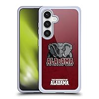 Officially Licensed University of Alabama UA Distressed Soft Gel Case Compatible with Samsung Galaxy S24 5G