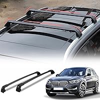 Cross Bars Roof Rack Fit for BMW X3 G01 2018 2019 2020 2021 2022 2023 CrossBars Black Aluminum Alloy Rooftop Luggage Cargo Carrier Exterior Decoration Accessories