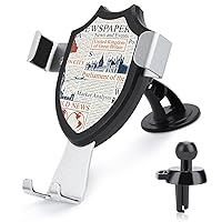 UK London Newspaper Cell Phone Car Mount Windshield Air Vent Universal Accessories Adjustable Phone Holders for Your Car