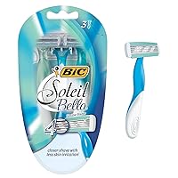 Bic Bic Soleil Bella Shavers E-Z Rinse, 3 each (Pack of 3)