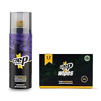 Crep Protect Shoe Protector Spray & Premium Biodegradable Sneaker Cleaning Wipes