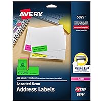 Printable Address Labels with Sure Feed, 1