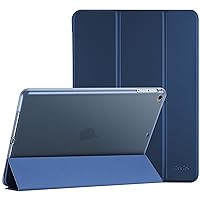 ProCase Smart Case for iPad 9.7 Inch iPad 6th 5th Generation Cases, iPad Air 2, iPad Air Case, Slim Soft TPU Cover Stand Smart Case for iPad 9.7 2018 2017 Model iPad Air 2 Air 1 -Darkblue