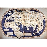 Martellus World Map 1489 Nworld Map C1489 Of Henricus Martellus Copies Of Which Are Believed To Have Reached Christopher Columbus In Spain And Martin Behaim In Nuremberg Where In 1492 He Constructed H