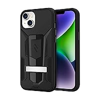 Zizo Transform Series for iPhone 14 Plus (6.7) Case - Rugged Dual-Layer Protection with Kickstand - Black