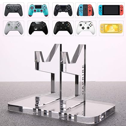 OAPRIRE Universal Controller Stand Holder - Fits Modern and Retro Game Controllers - Perfect Display and Organization - Limited Edition Handcrafted Controller Accessories with Crystal Texture